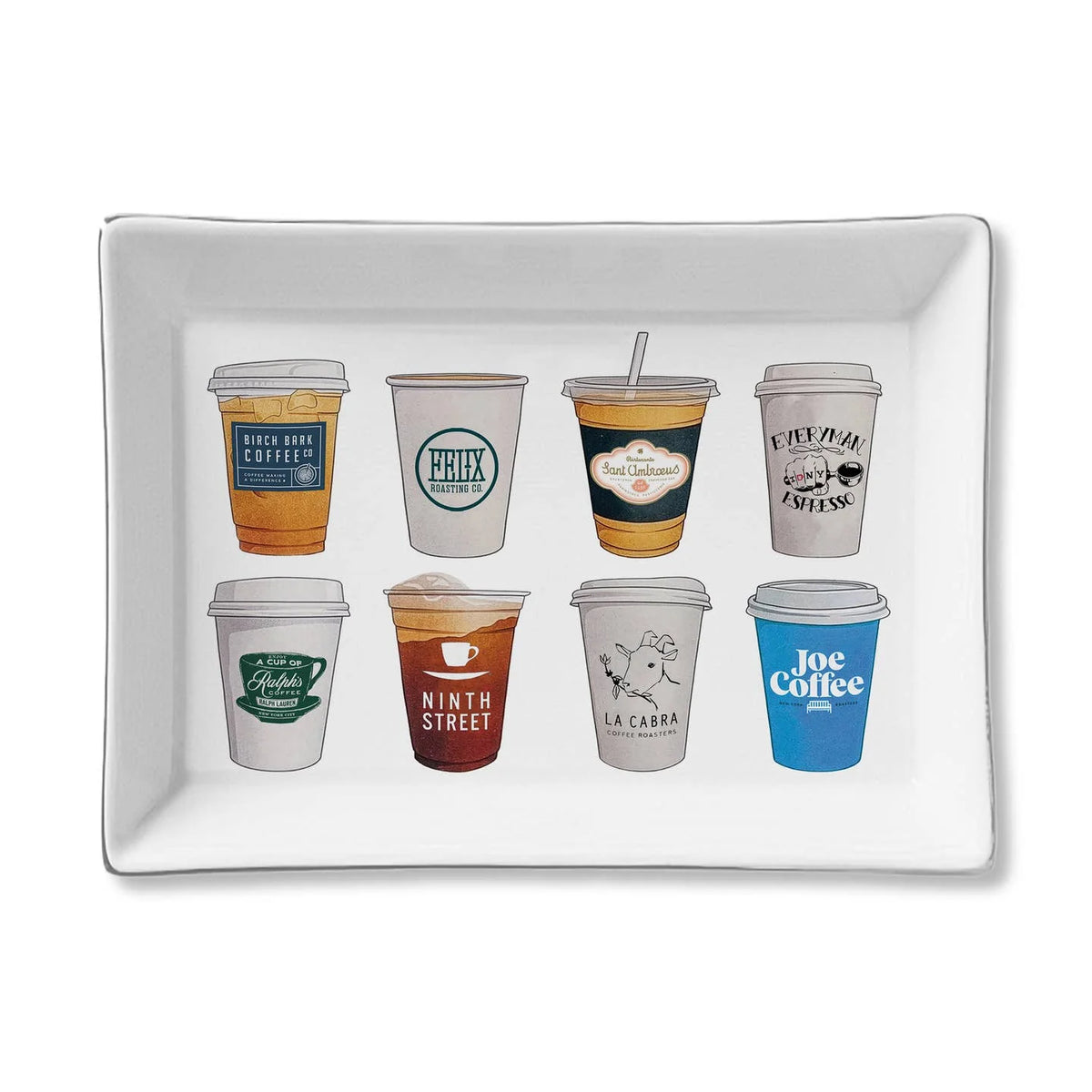 Ceramic Tray - New York Coffee