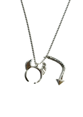 Devil Costume Pendant Necklace