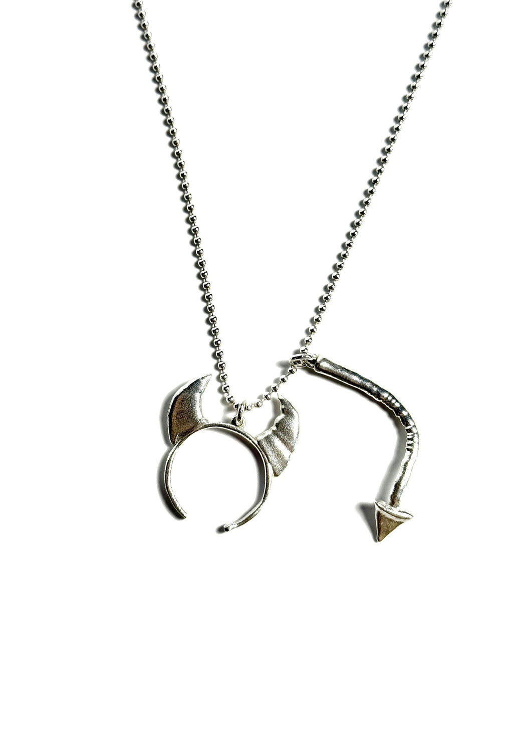Devil Costume Pendant Necklace