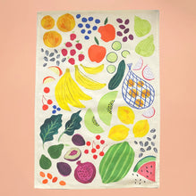 Load image into Gallery viewer, Farmers Market Organic Tea Towel
