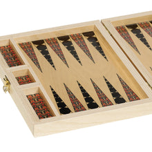 Load image into Gallery viewer, Shareen Red Travel Backgammon Set
