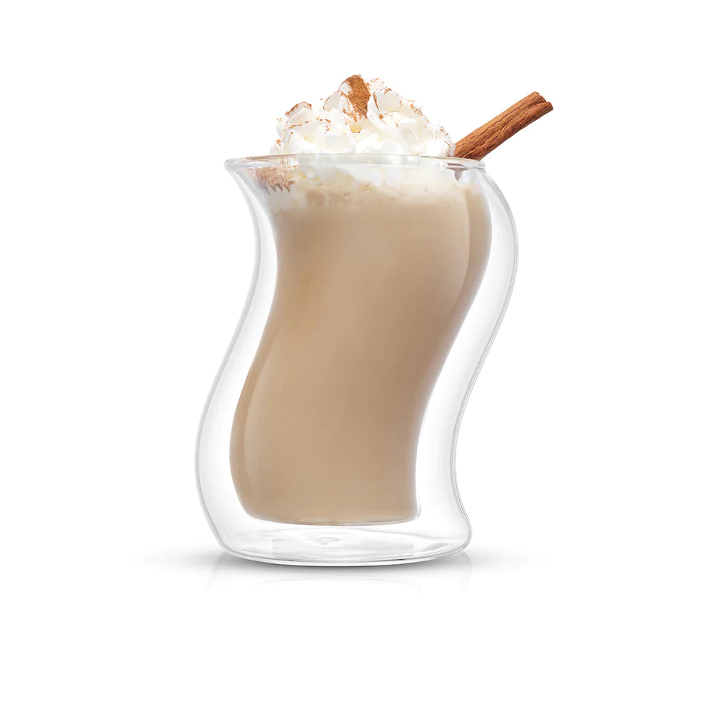 Set of 2 Pivot Double Wall Coffee Glasses - Thumbnail 4