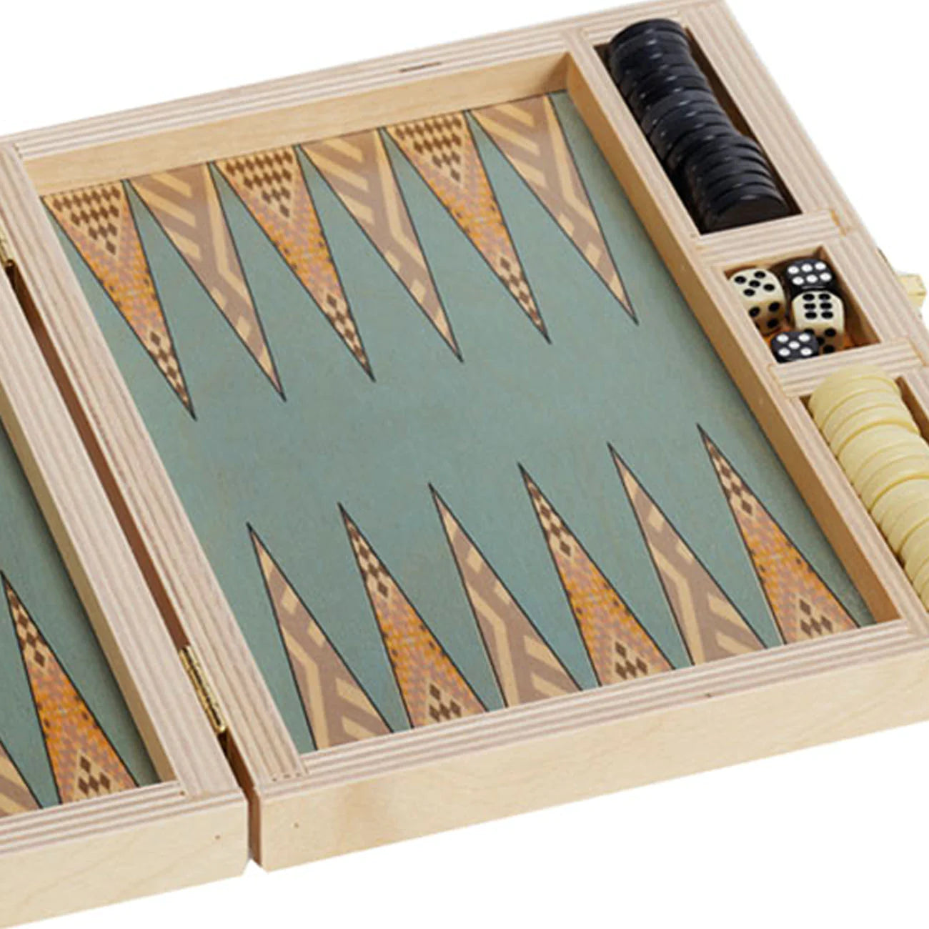 Faye Travel Backgammon Set