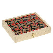 Load image into Gallery viewer, Shareen Red Travel Backgammon Set
