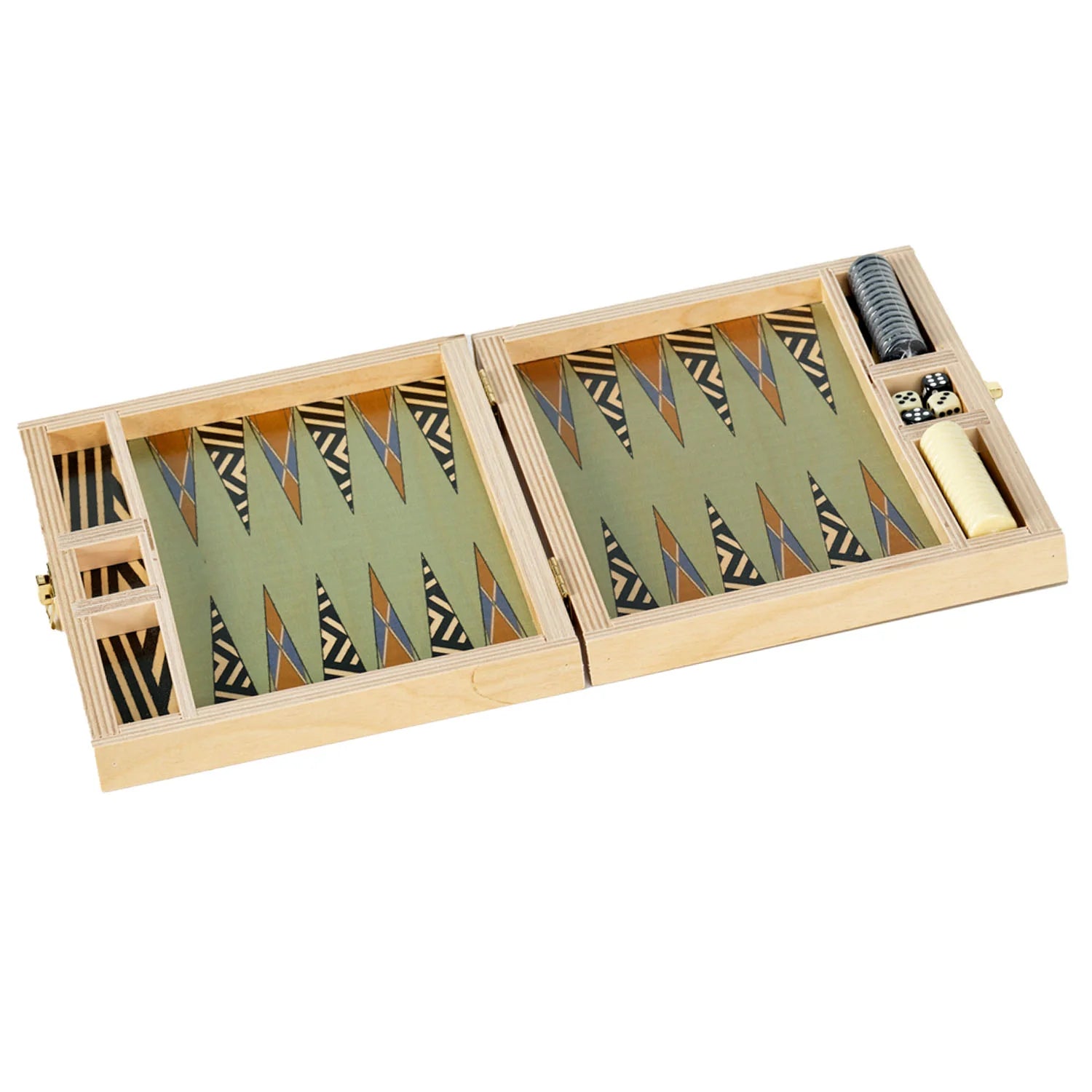 Wallis Mustard Travel Backgammon
