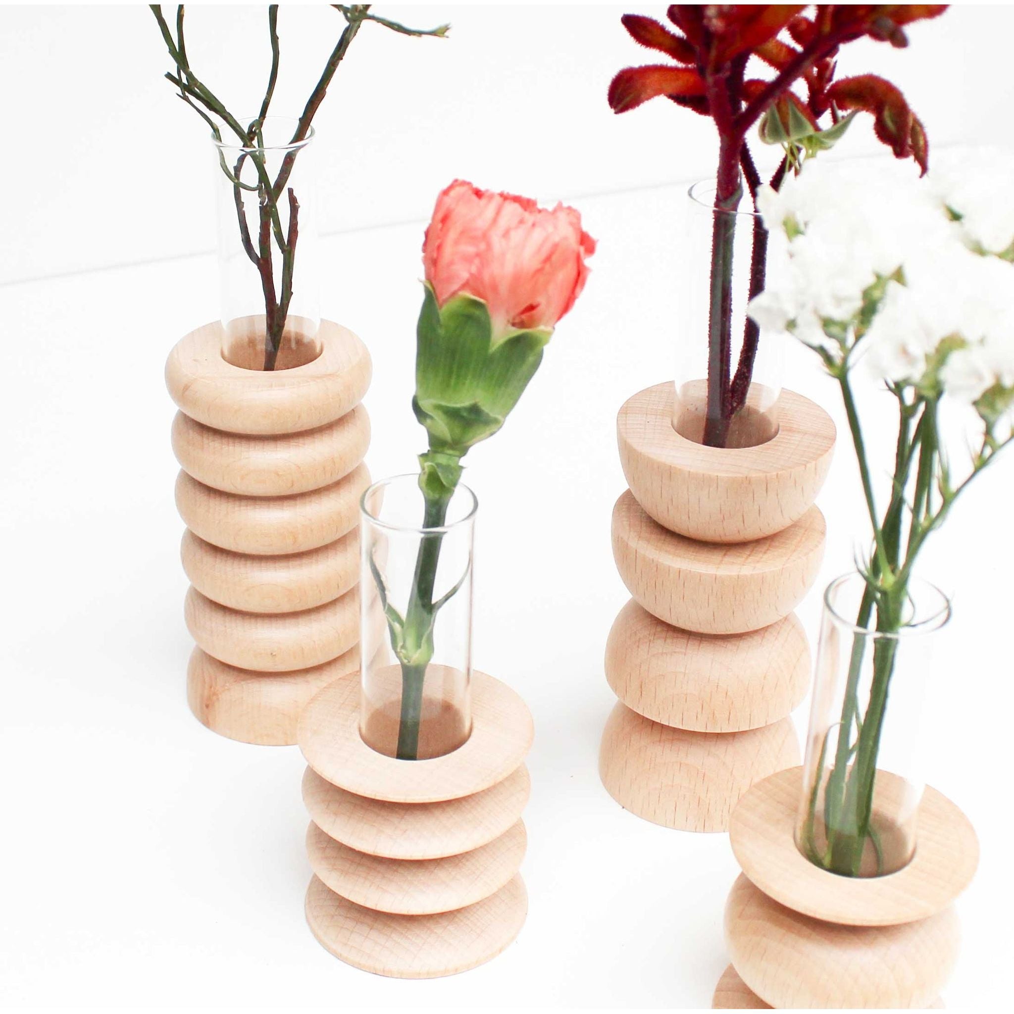 Wooden Table Vase - Medium