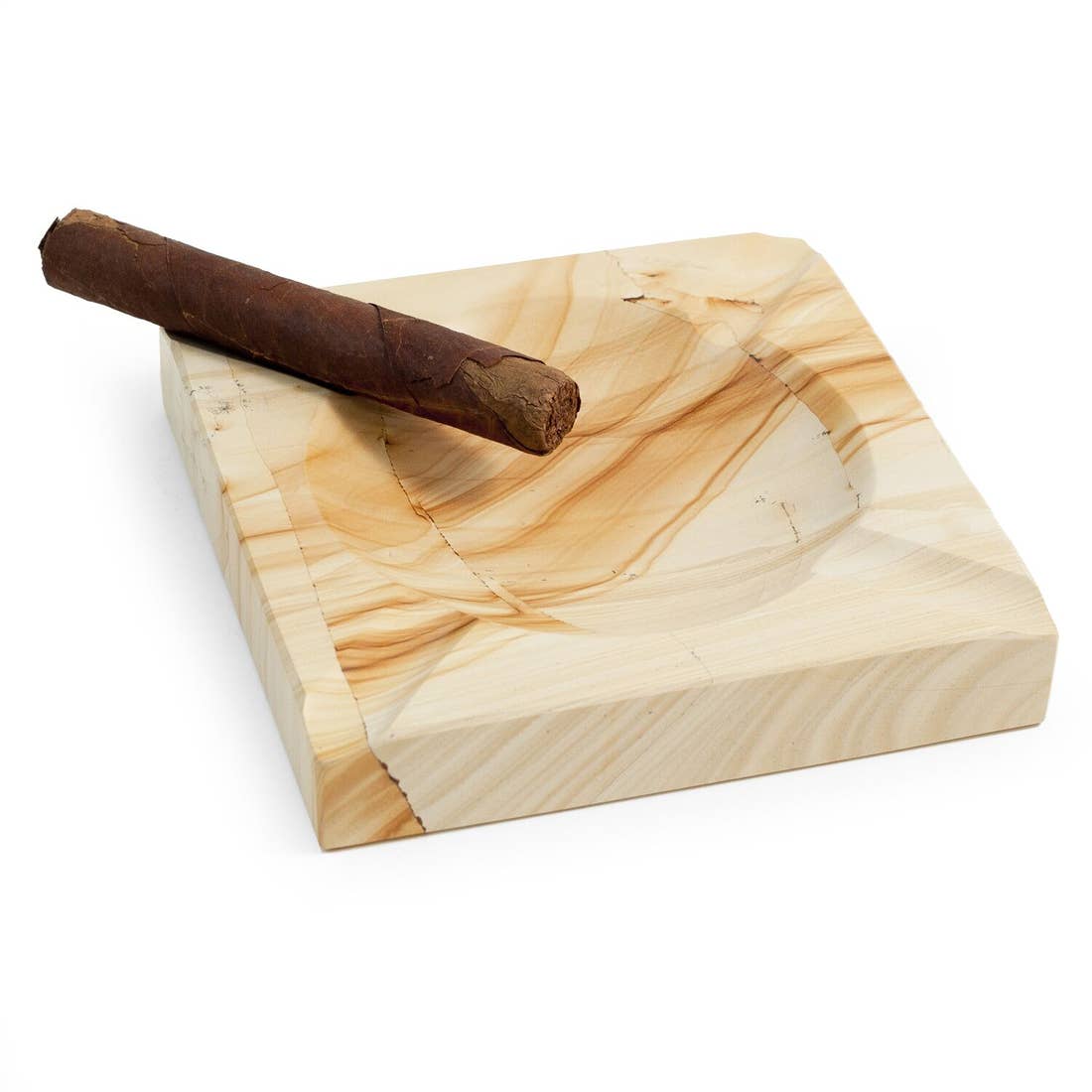 Natural Marble Square Ashtray