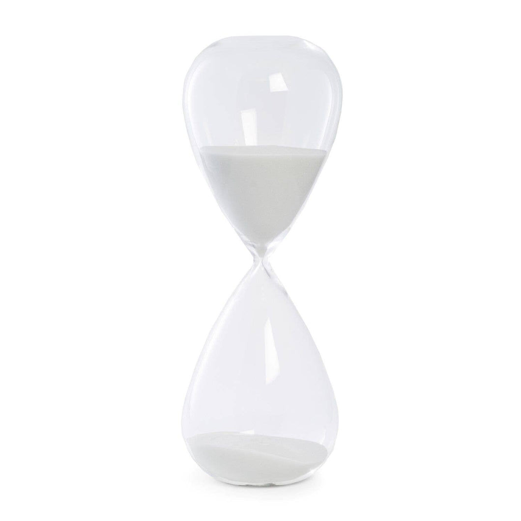 90 Minute Hourglass Sand Timer - White
