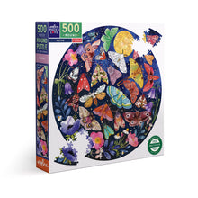 Load image into Gallery viewer, Moths 500 Piece Round Adult Jigsaw Puzzle
