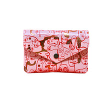 Load image into Gallery viewer, Many Faces Popper Purse
