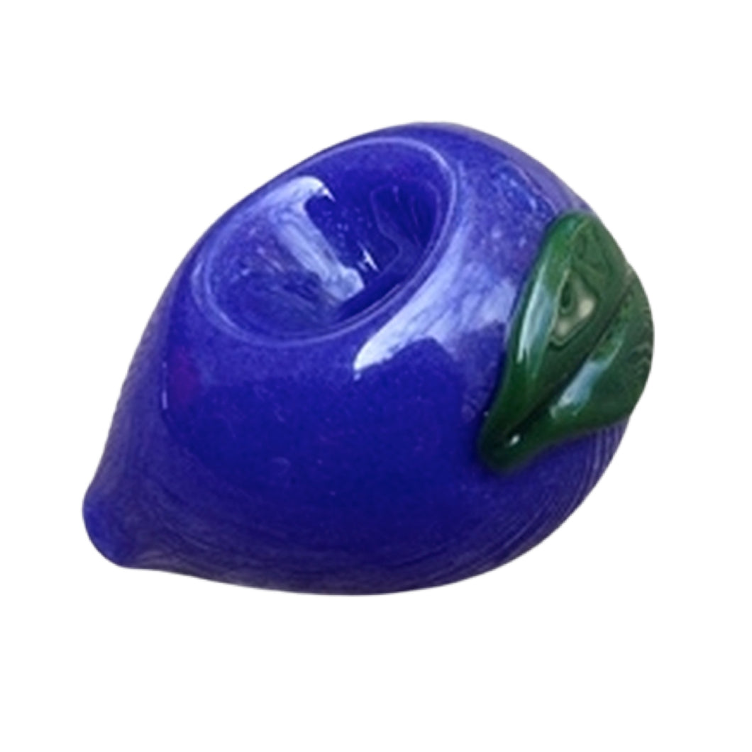Plum Shaped Glass Pipe