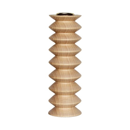 Totem Wooden Candle Holder - Tall