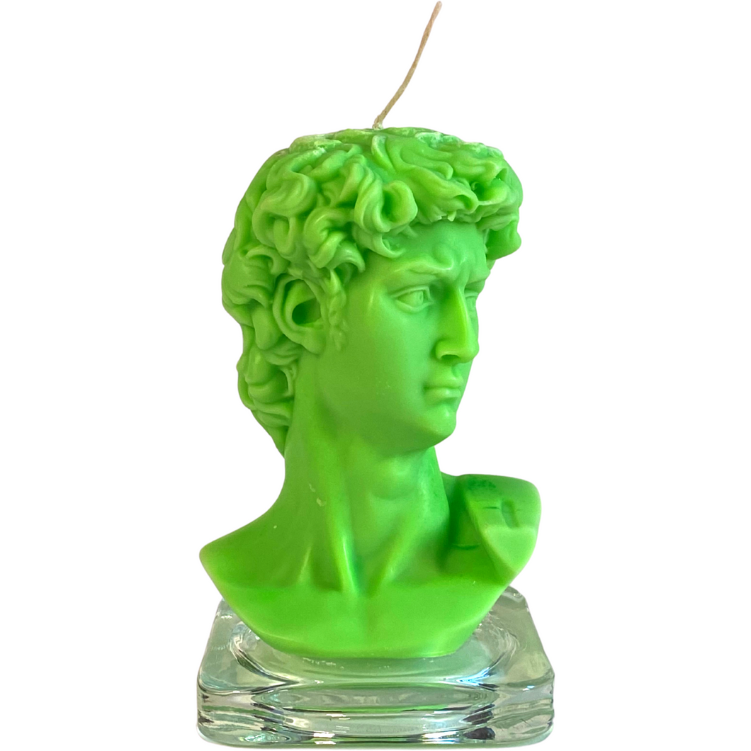 David Bust Candle