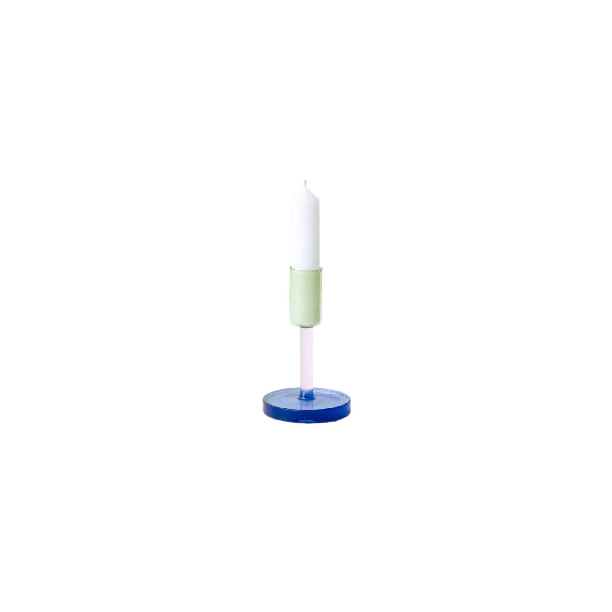 Glass Candlestick - Medium