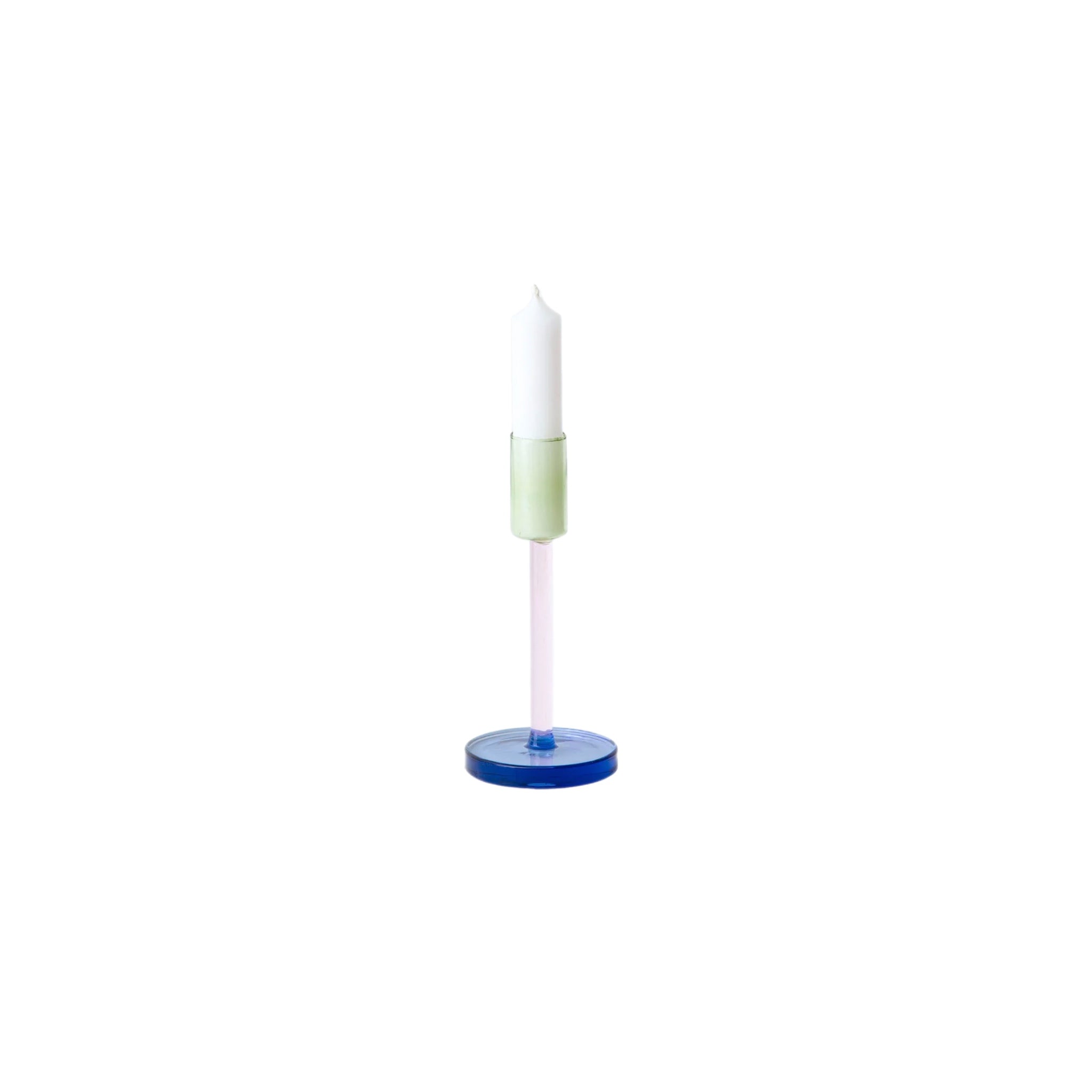 Glass Candlestick - Tall