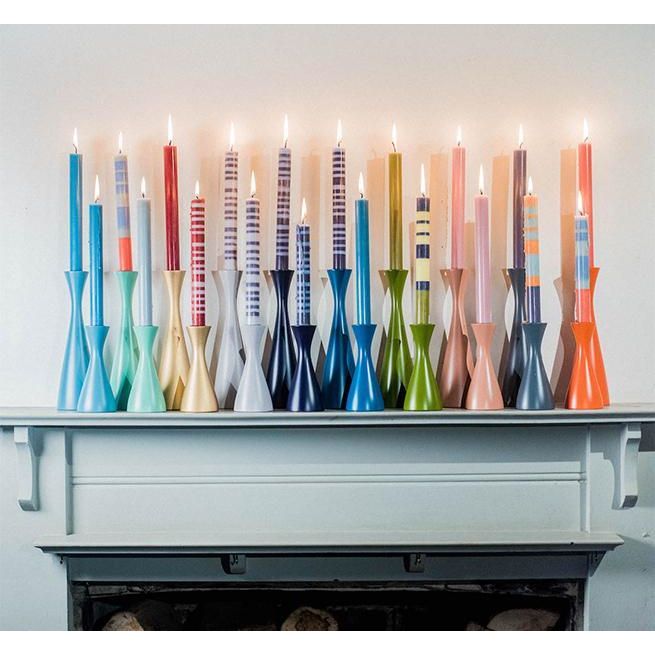 Tall Wooden Candle Holder