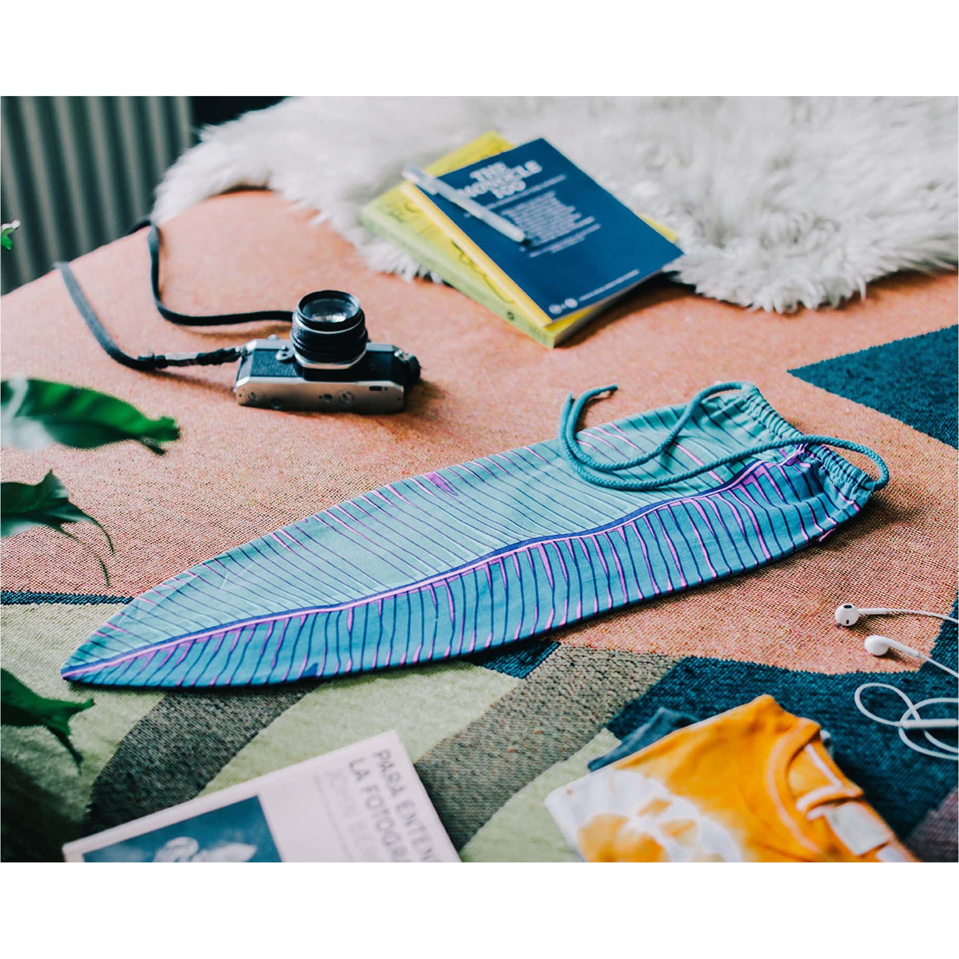 Tropical Leaf Travel Laundry Bag