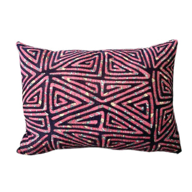 Faded Maze Pillow