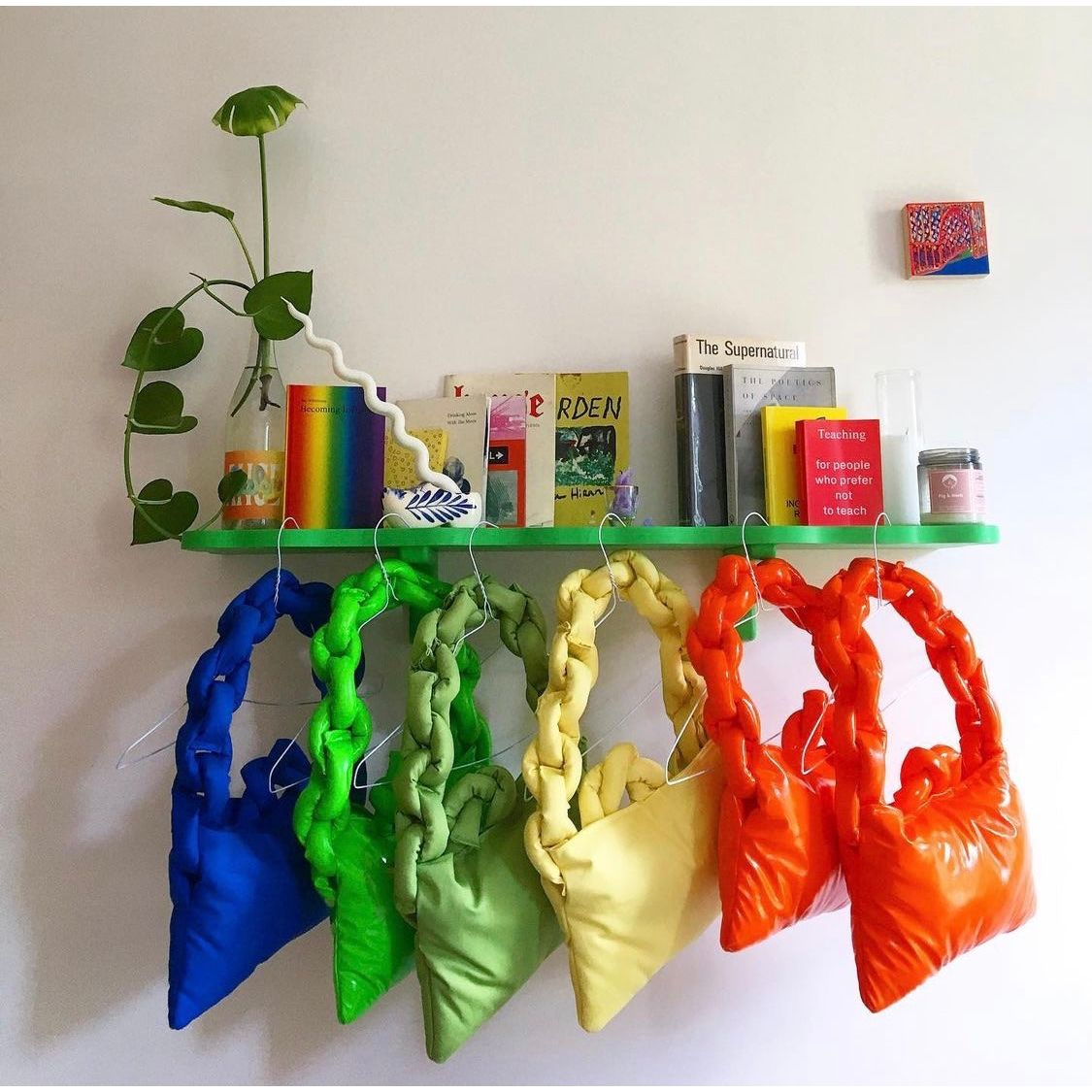 Orange Neon Dive Soft Chain Tote