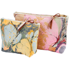 Load image into Gallery viewer, Marbled Canvas Pouch
