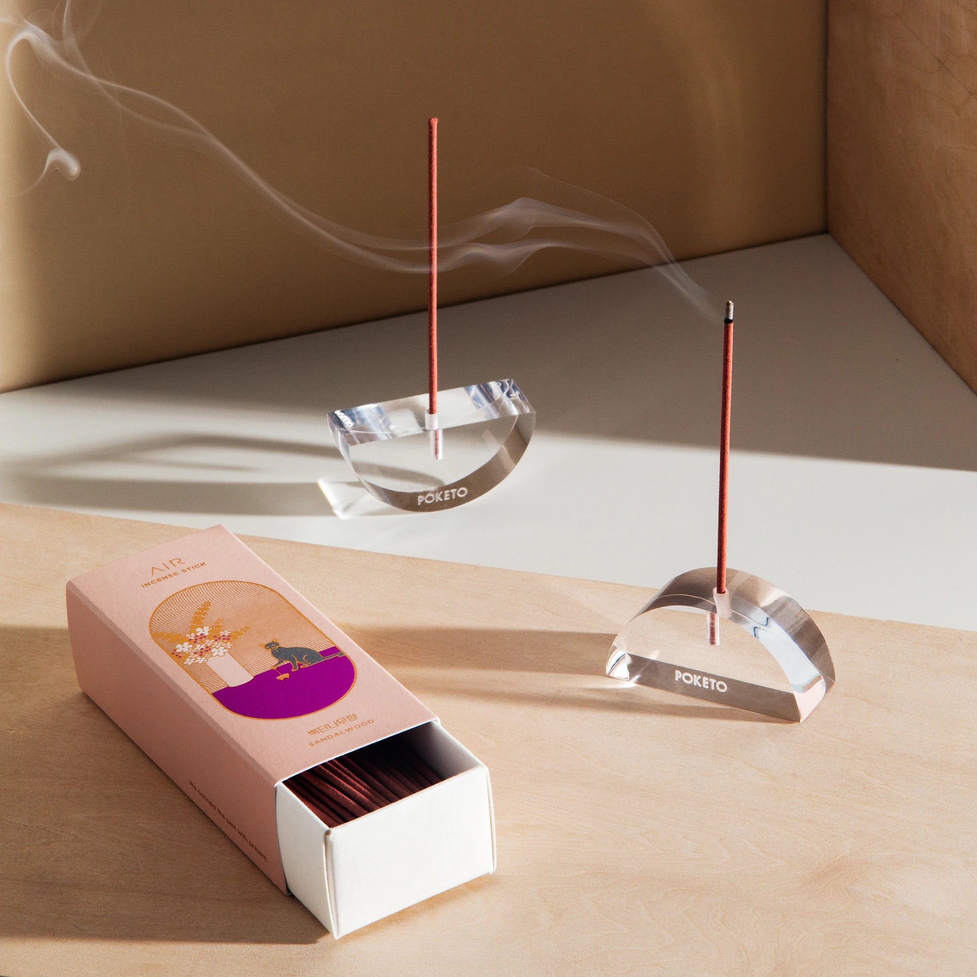 Lucite Incense Holder