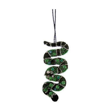 Beaded Snake Ornament