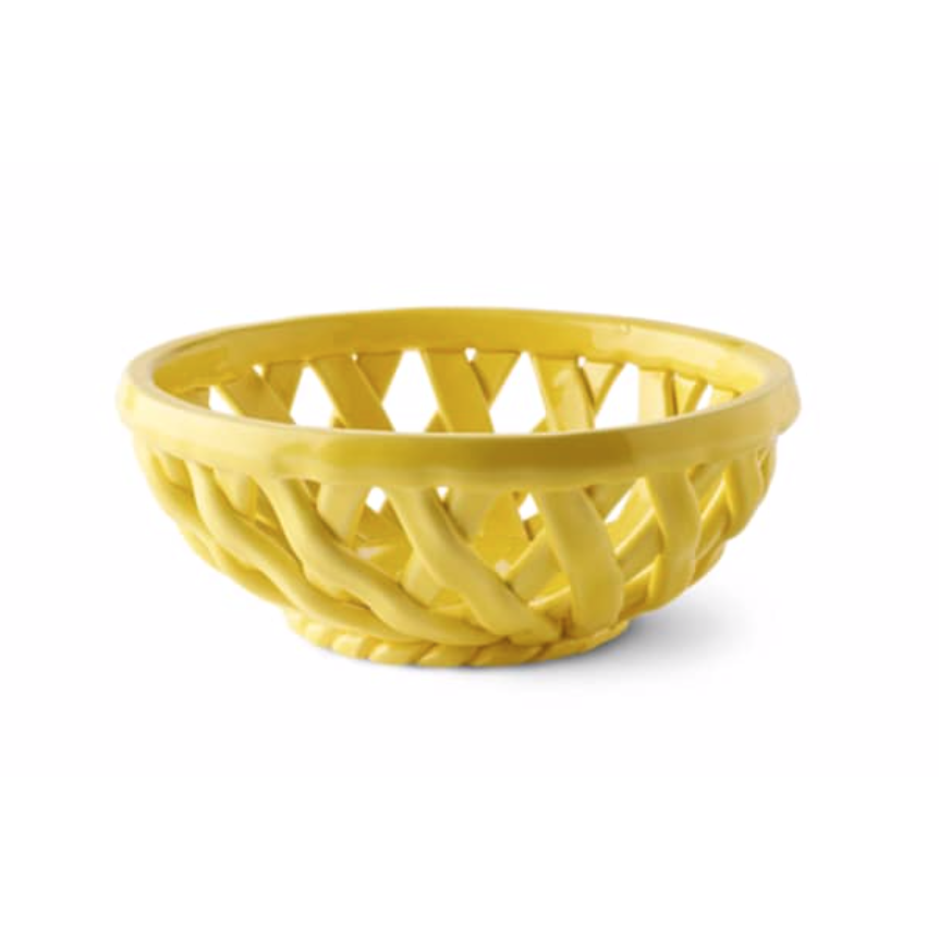 CASA ZIKI - Small Sicilia Ceramic Basketf
