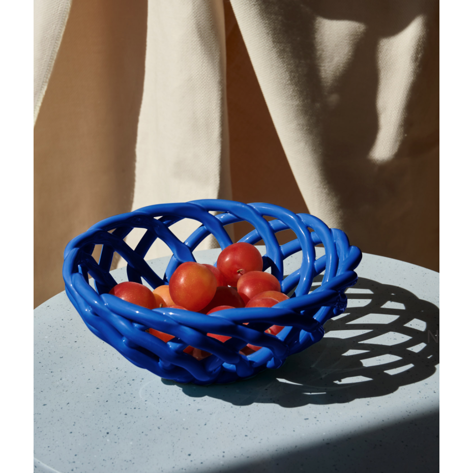 Large Sicilia Ceramic Basket