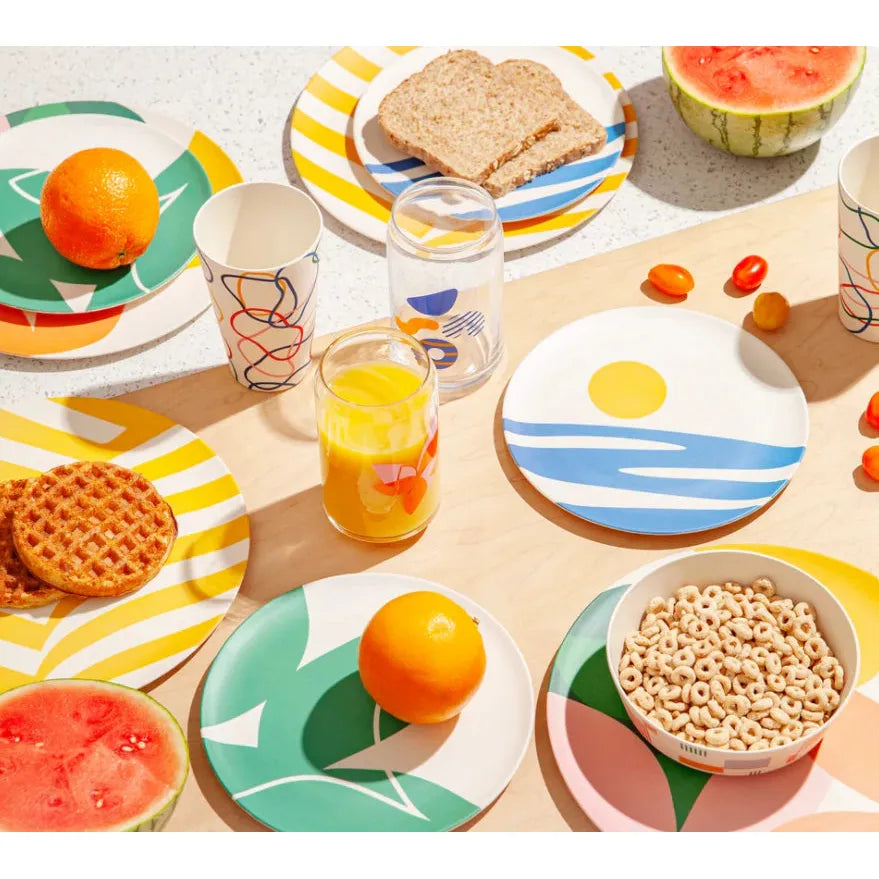 Bamboo Salad Plates - Set of 4