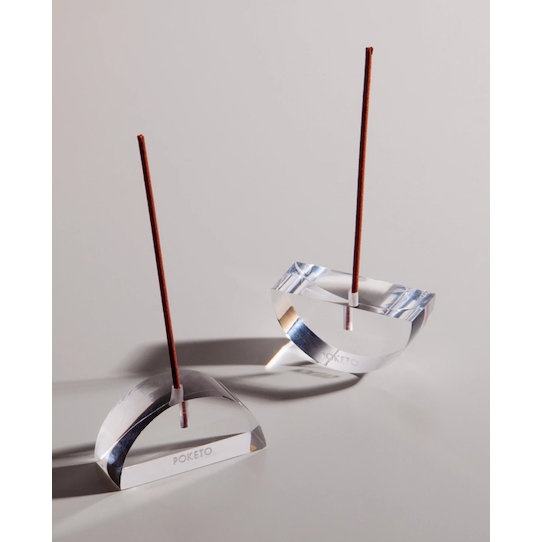 Lucite Incense Holder