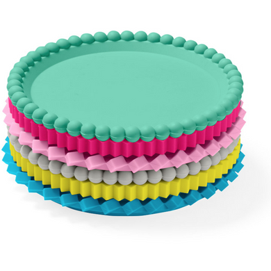 Geo Stacking Coasters - Pastels.