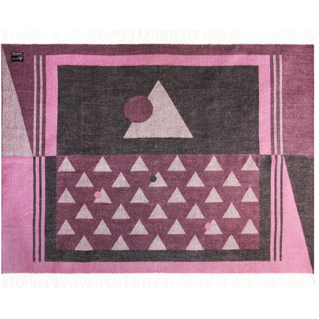 Pink Andes Throw.