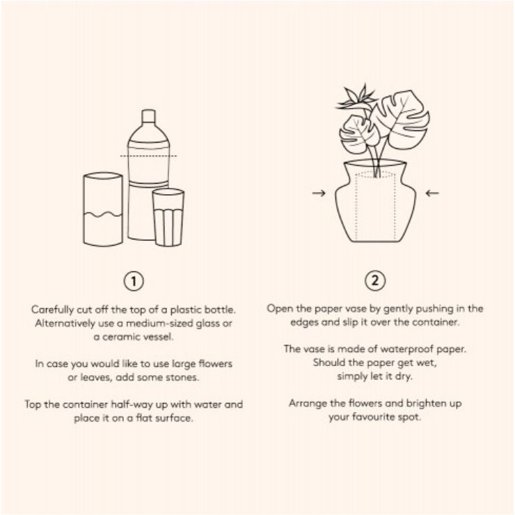 Helio Perforated Paper Vase.