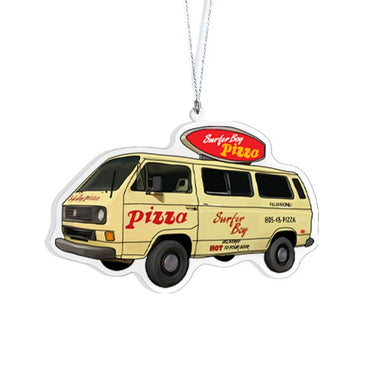 Stranger Things Inspired Pizza Van Christmas Ornament