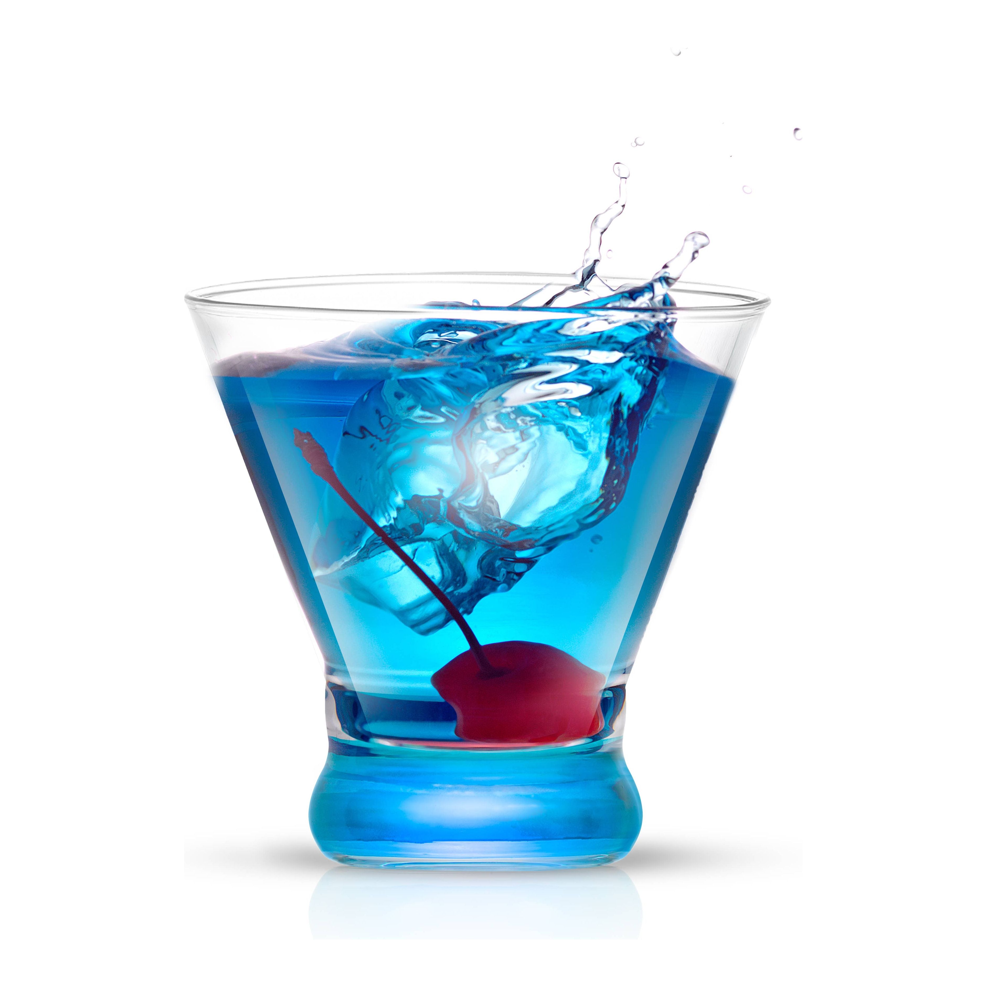 Hue Martini Glasses, Set of 6