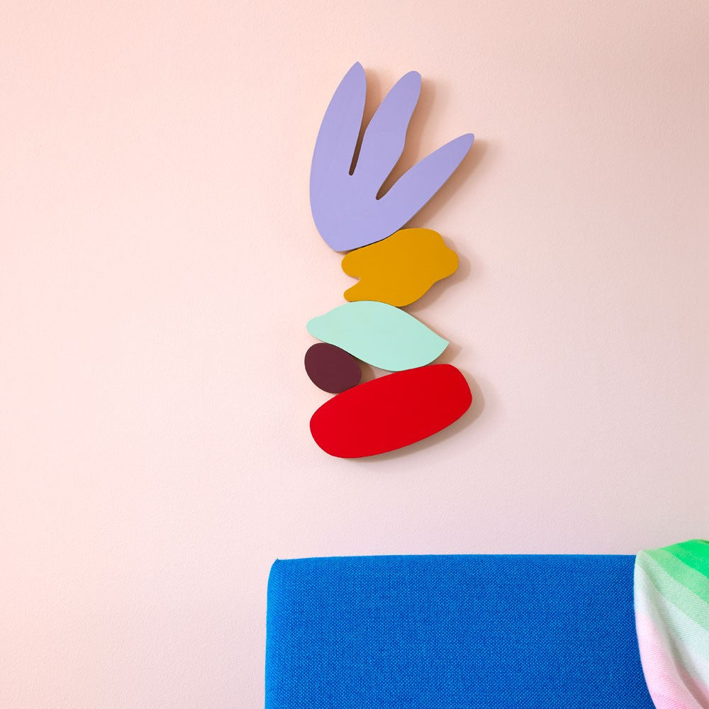 Floral Leaves Mounted