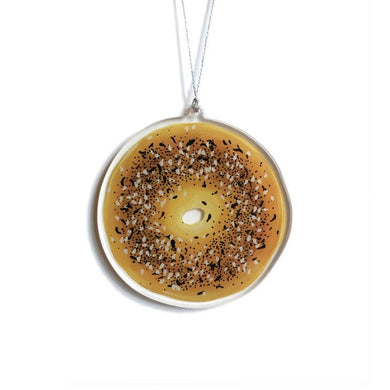 Everything Bagel Christmas Ornament