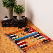 Load image into Gallery viewer, Multicolor Acrylic Backgammon Set
