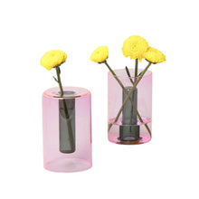 Load image into Gallery viewer, Small Reversible Glass Vase
