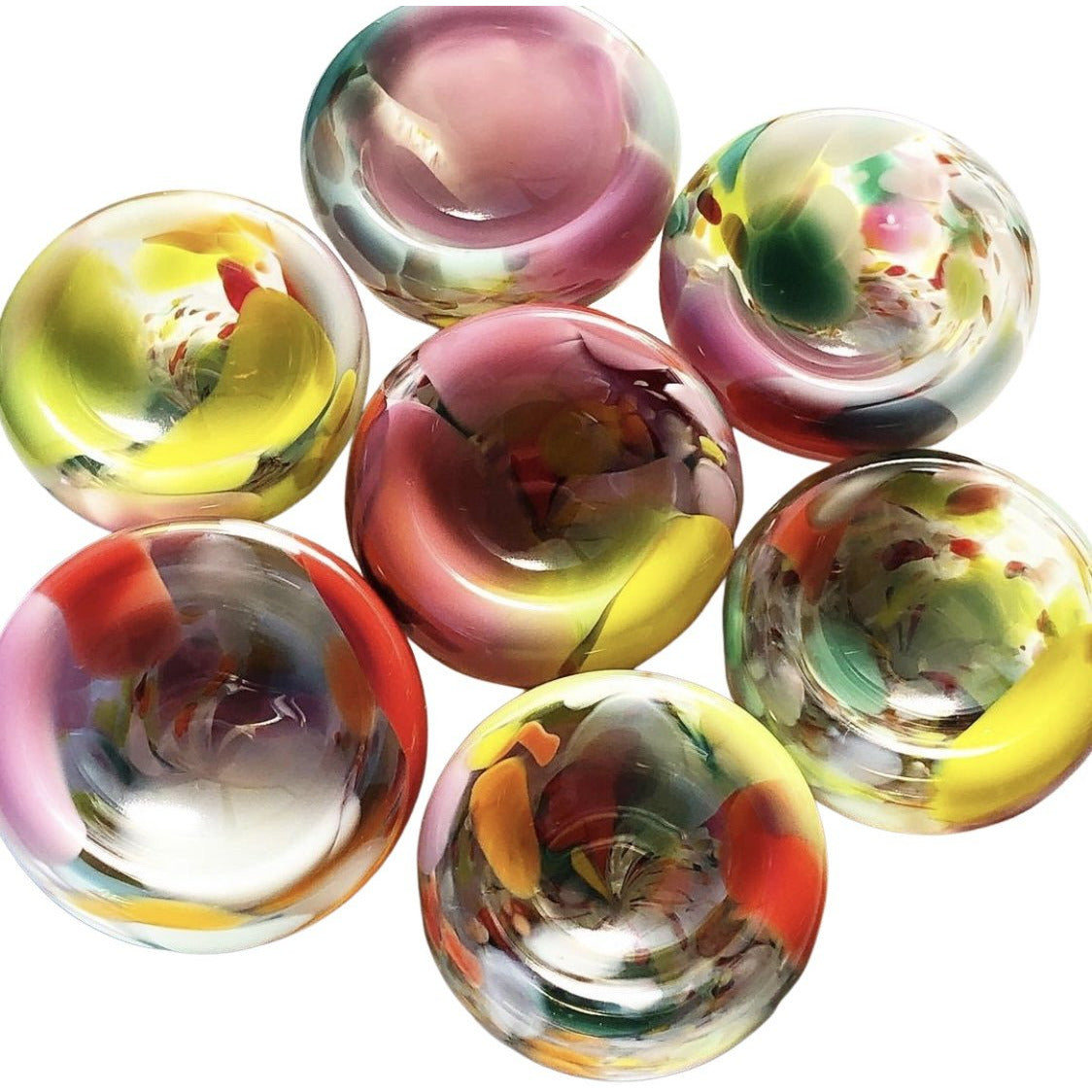 Multicolor Glass Nest Bowl