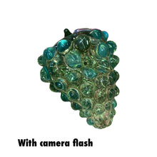Load image into Gallery viewer, Green Grapes Shaped Glass Pipe
