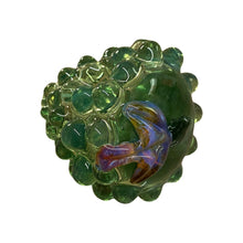 Load image into Gallery viewer, Green Grapes Shaped Glass Pipe
