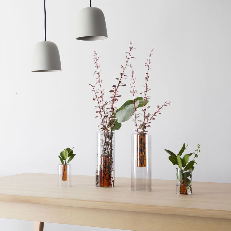 Large Reversible Glass Vase