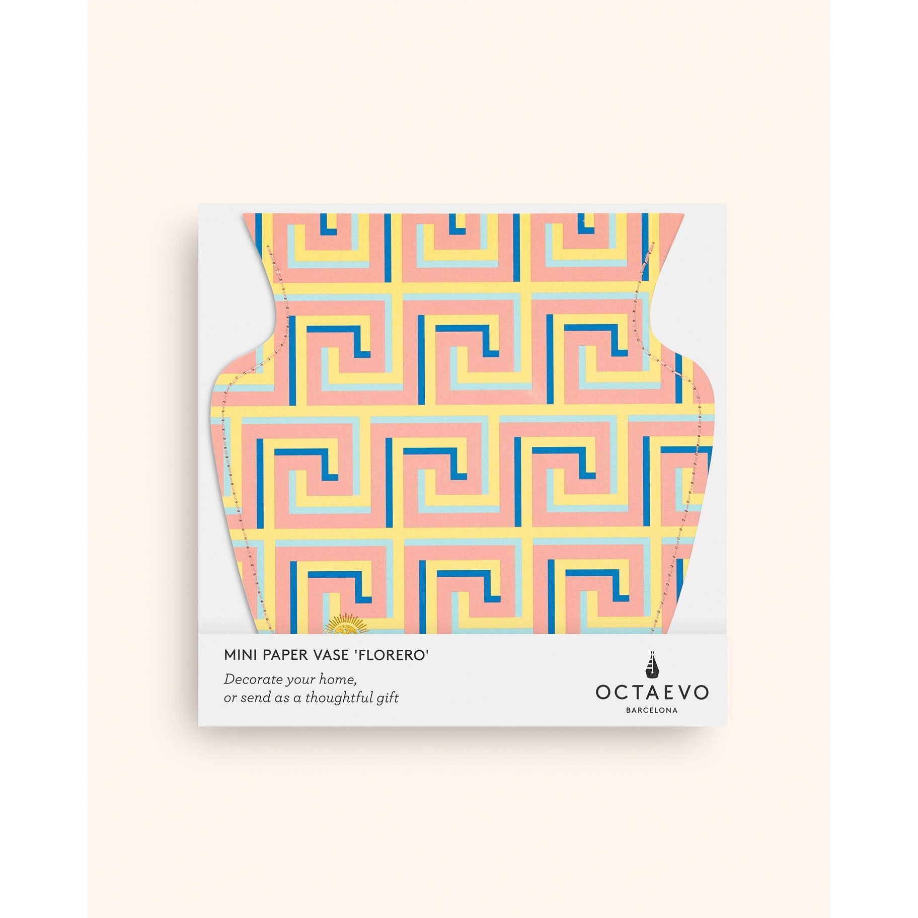 Icarus Pink Mini Paper Vase