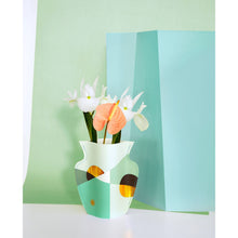 Load image into Gallery viewer, Siena Mint Mini Paper Vase
