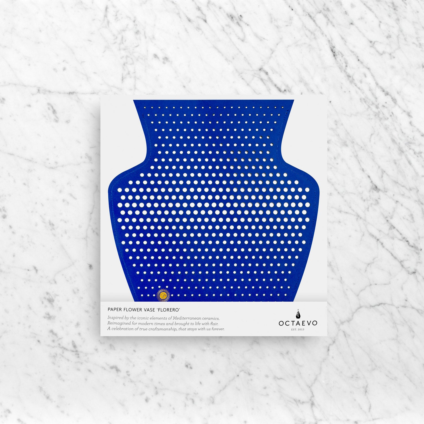 Helio Perforated Paper Vase.