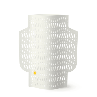 Coral Perforated Paper Vase
