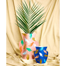 Load image into Gallery viewer, Hamsa Pink Paper Vase
