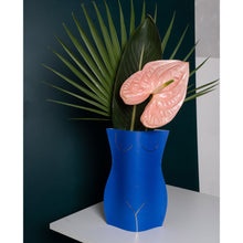 Load image into Gallery viewer, Venus Blue Paper Vase
