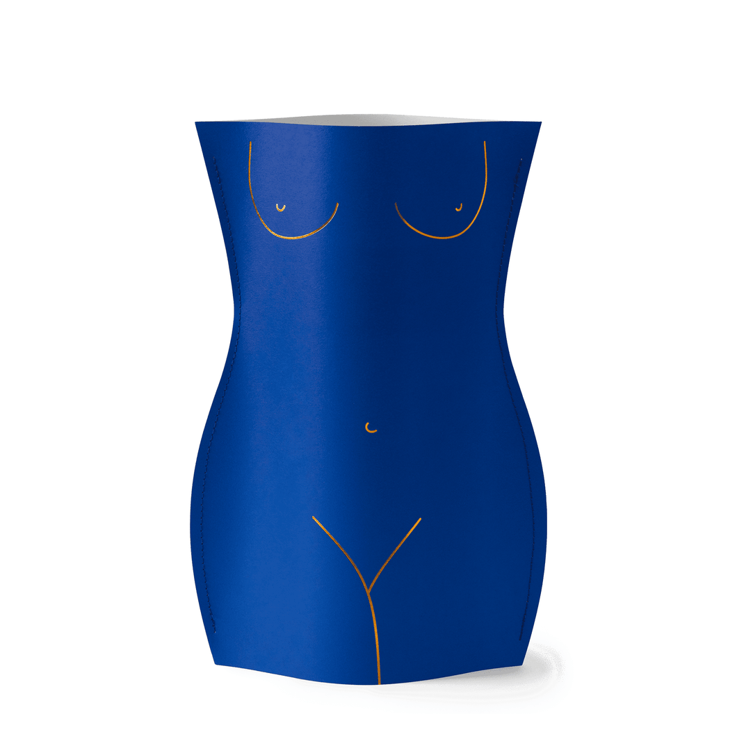 Venus Blue Paper Vase